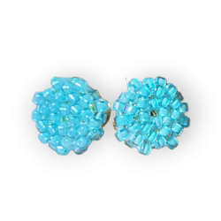 Stud Earrings Rounded Turquoise